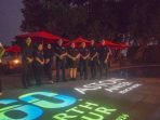 Kegiatan Earth Hour di Aston