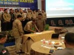 Keterangan Foto: Pelantikan pengurus DPD Desa Bersatu Banten Masa Bakti 2024 - 2029