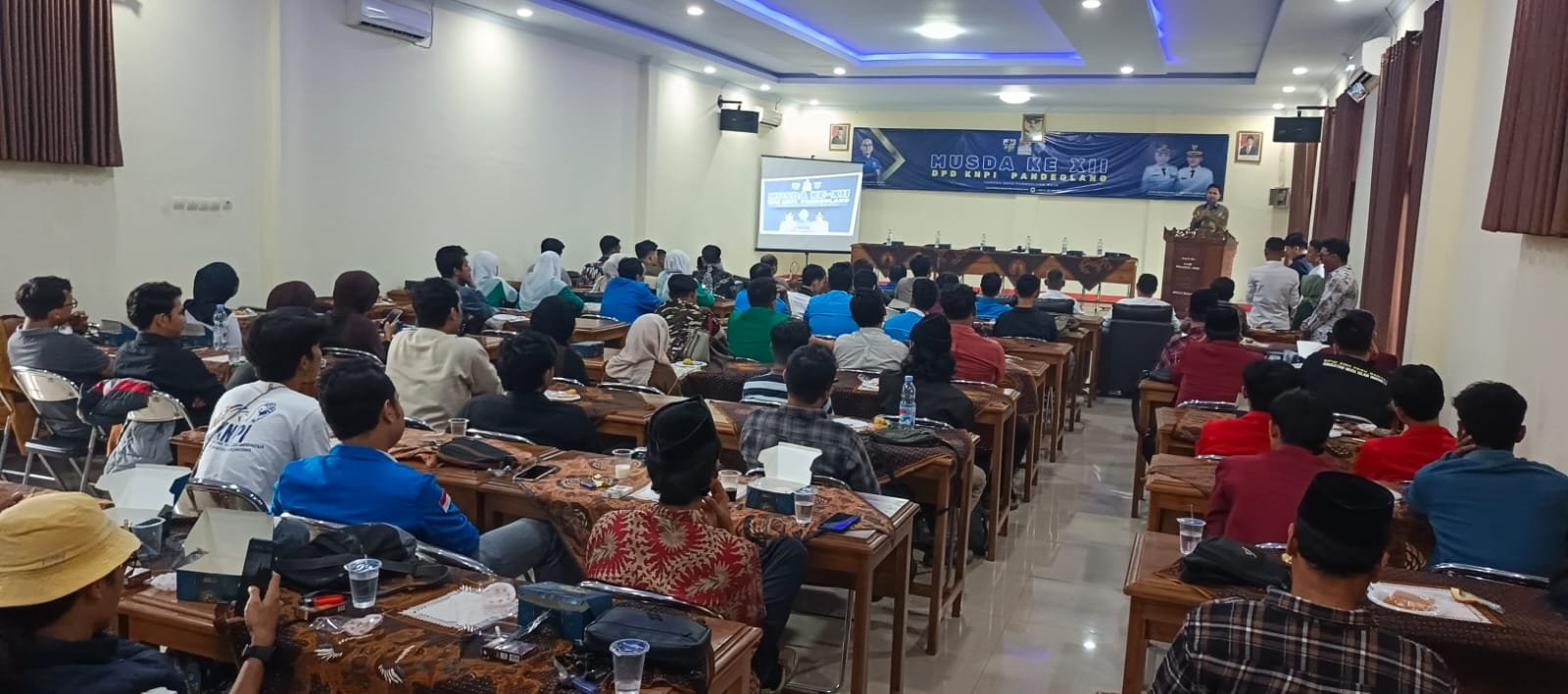 Wakil bupati (Wabup) Pandeglang Iing Andri Supriadi Hadiri Musda KNPI ke XII i gedung PKPRI Kecamatan Majasari, Kabupaten Pandeglang, Jumat (20/6/2025)