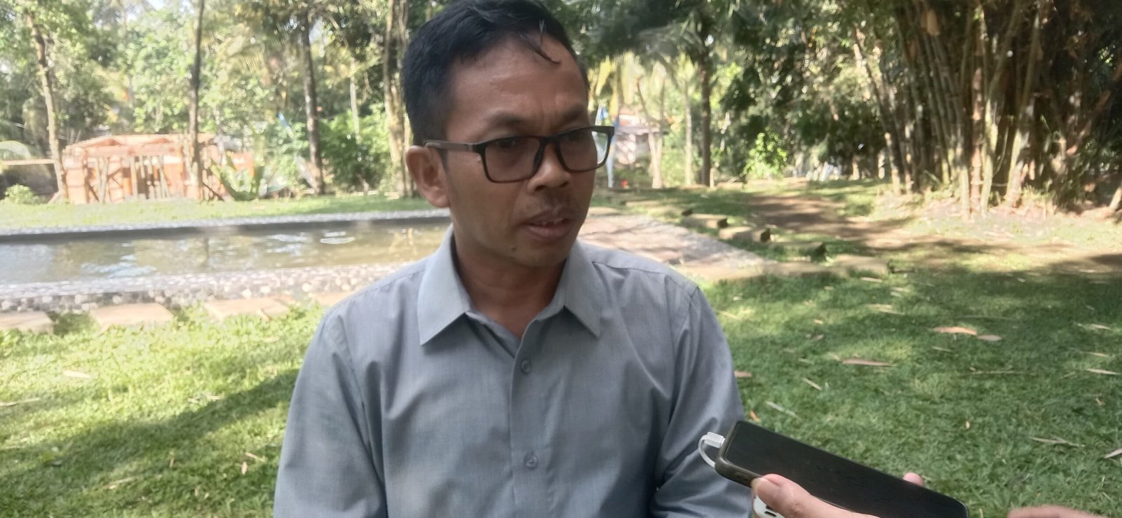 Muslim Taufik, Kepala Dinas Pemberdayaan Masyarakat dan Pemerintahan Desa (DPMPD) Kabupaten Pandeglang.