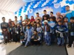 Nampak puluhan anak perserta khitanan massal di Desa Gunung Kencana.