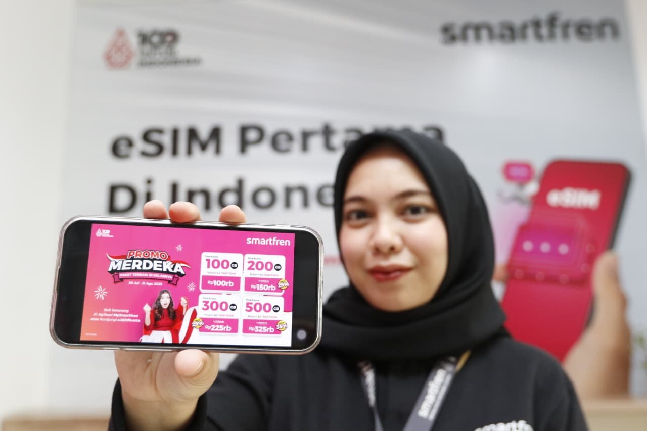 XLSMART hadirkan promo Merdeka di hari kemerdekaan RI ke-80 tahun.
