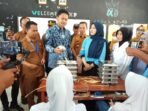 Wakil Bupati Pandeglang, Iing Andri Supriadi, secara resmi melaunching program Makan Bergizi Gratis (MBG) di SMPN 1 Labuan, Senin 25 Agustus 2025.