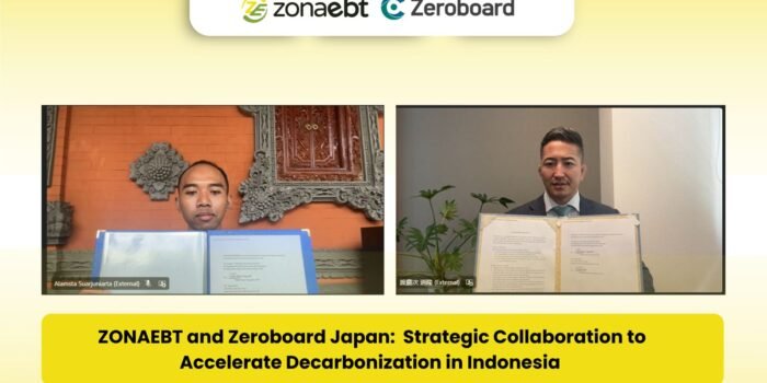 ZONAEBIT dan Zeroboard berkolaborasi mengambangkan dmna meluncurkan software inovatif untuk memgurangi dan mengimbangi emisi karbon.