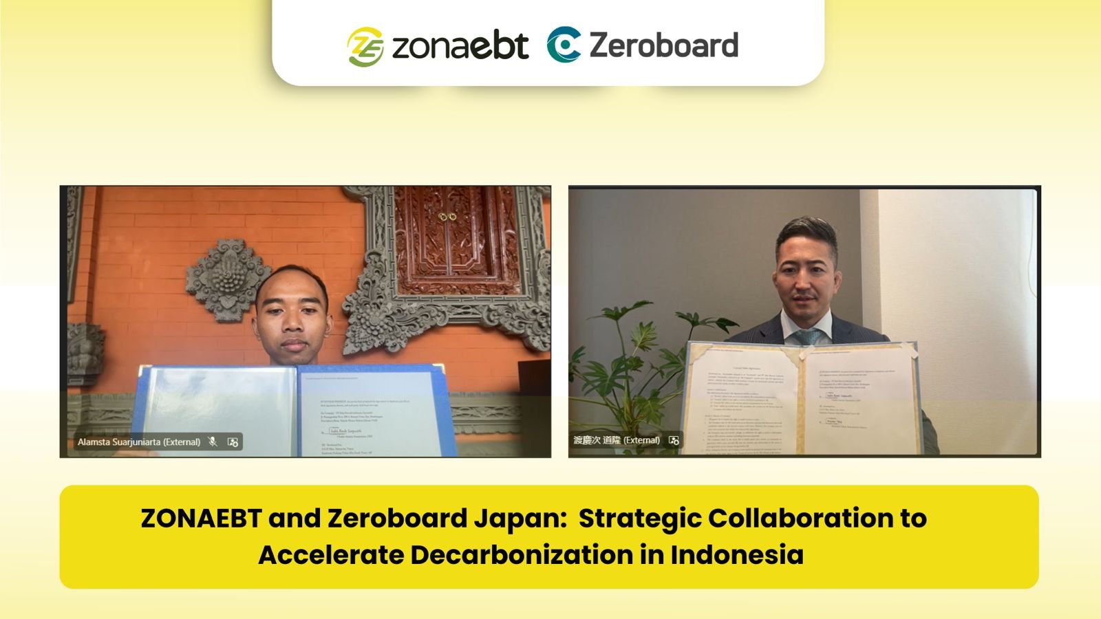 ZONAEBIT dan Zeroboard berkolaborasi mengambangkan dmna meluncurkan software inovatif untuk memgurangi dan mengimbangi emisi karbon.