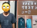 Pria berinisial AS (31) saat dibekuk Satresnarkoba Polres Pandeglang.