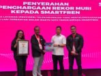 SMARTFREN berhasil mencatatkan rekor nasional sebagai : Penyedia Layanan Telekomunikasi yang menyelenggarakan ajang lari terbanyak dalam waktu satu tahun melalui program SMARTFREN Fun Run 2025 yang dilaksanakan di 22 kota di seluruh Indonesia dengan jumlah peserta lebih dari 15 ribu peserta dari berbagai usia dan latar belakang.