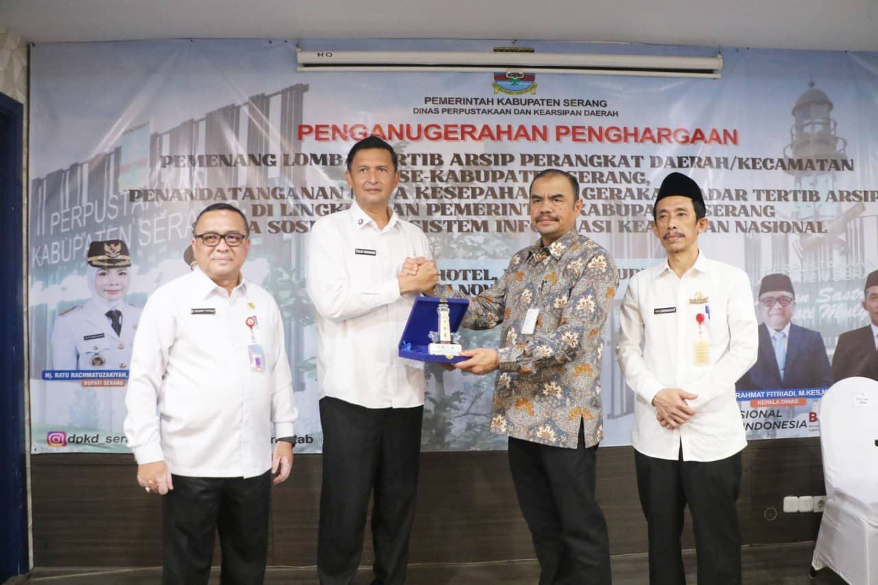 DPKD Kabupaten Serang menggelar Penganugrahan Lomb Tertib Arsip Perangkat Daerah se-Kabuapten Serang 2025.