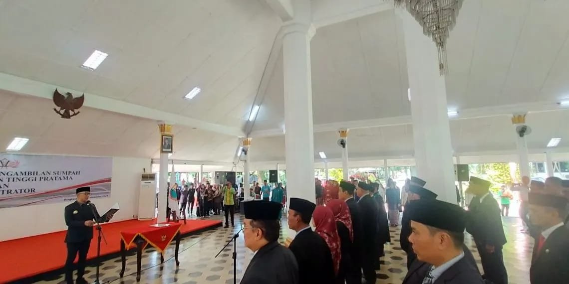 Suasana Pelantikan Pejabat Eselon II Di Lebak