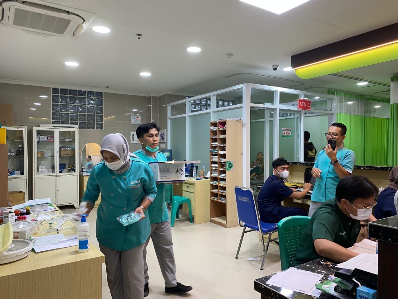 Suasana di Rumah Sakit (RS) Kartini Rangkasbitung.