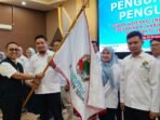 Asep Rahmatullah melantik jajaran pengurus Dekopinda Kabupaten Serang, Selasa (2/12/2025).