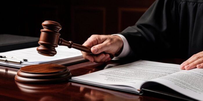 Gambar ilustrasi persidangan.