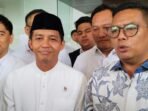 Sekjen PSI Raja Juli Antoni bersama Guberrur Banten Andra Soni