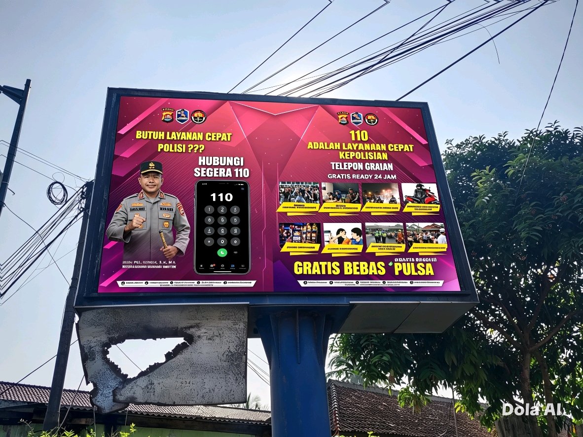 Caption: Sosialisasi Layanan Call Center 110 di Videotron