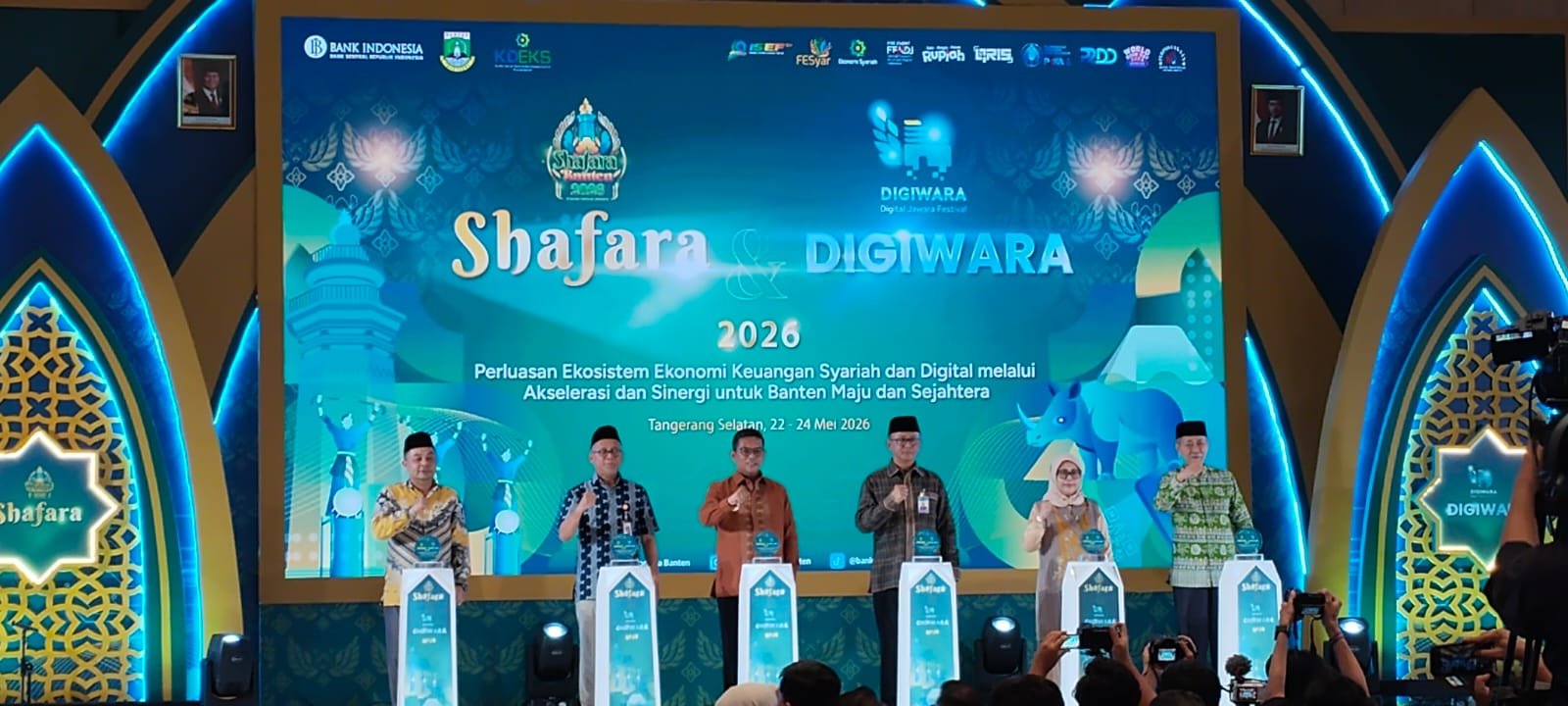 Pembukaan Shafara & Digiwara di Bintaro Exchange Mall, Tangerang Selatan, Jumat (22/5/2026).