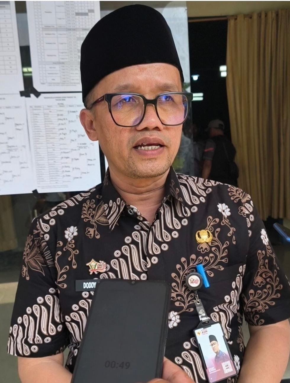 Caption: Kadis Pendidikan Lebak, Doddy Irawan