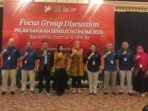 Anggota Komisi X DPR RI, Adde Rosi Khoerunnisa saat foto bersama di acara Fokus Group Discussion pelaksanaan sensus ekonomi 2026.