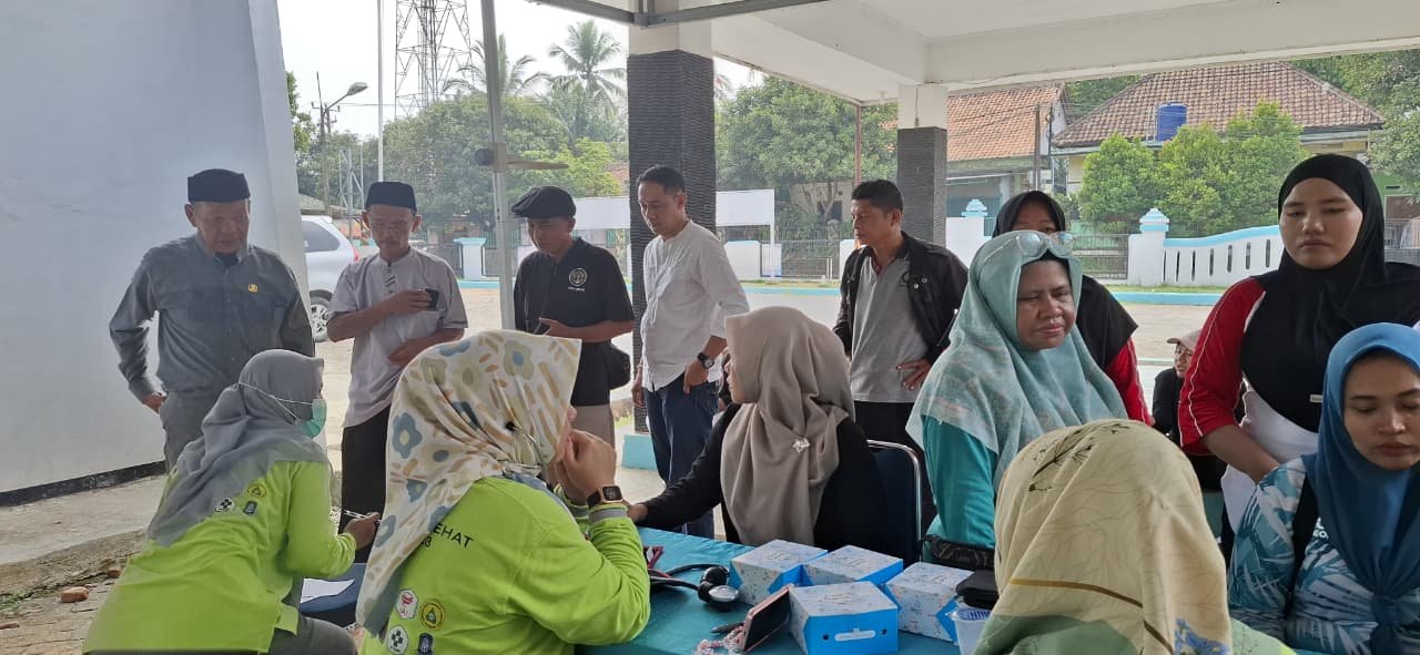 Caption : Kegiatan CKG di Kantor Kecamatan Cikulur, Kabupaten Lebak